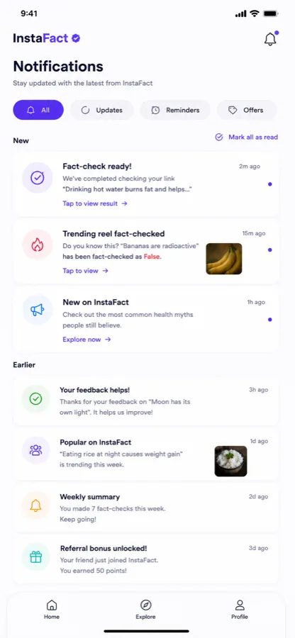 Notifications